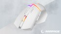 Rampage DROP M3 mysz bezprzewodowa gaming 1000Hz RGB biała