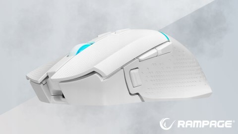 Rampage DROP M3 mysz bezprzewodowa gaming 1000Hz RGB biała