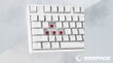Rampage GHOST Klawiatura mechaniczna TKL biała Huano Red RGB Pudding
