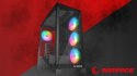 Rampage Hydra V2 Obudowa PC akwarium ARGB czarna panoramiczna gamingowa