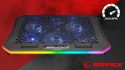 Rampage METAFOR Podkładka chłodząca pod laptopa 10 19 cali RGB USB cicha