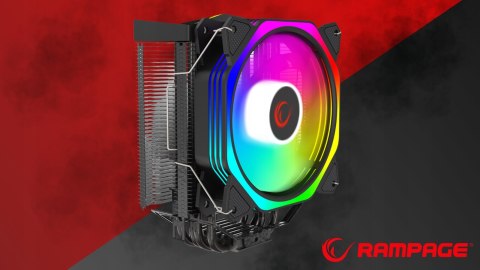 Rampage OCTAGON C50 chłodzenie CPU 120mm ARGB wydajne dla LGA1700 AM5