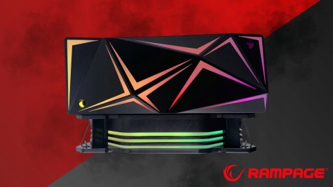Rampage OCTAGON C50 chłodzenie CPU 120mm ARGB wydajne dla LGA1700 AM5