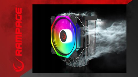 Rampage OCTAGON C50 chłodzenie CPU 120mm ARGB wydajne dla LGA1700 AM5