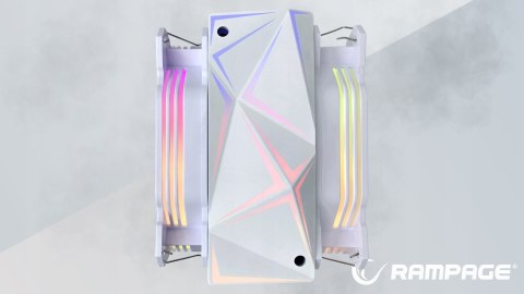 Rampage Octagon C60 chłodzenie CPU 2x120mm ARGB LGA1700 AM5 1800RPM