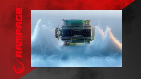 Rampage Octagon C60 chłodzenie procesora 2x120mm ARGB LGA1700 AM5