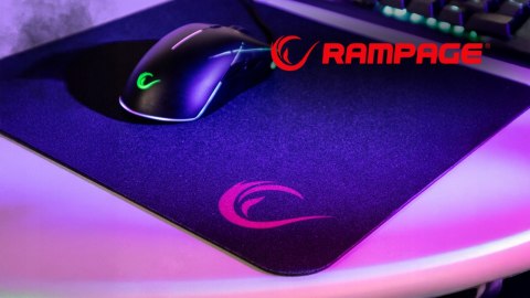 Rampage PULSAR M Podkładka pod mysz antypoślizgowa gaming 270x320 mm
