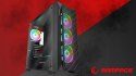 Rampage Prime Mesh Obudowa E ATX 4x ARGB mesh szklany panel wydajna gaming