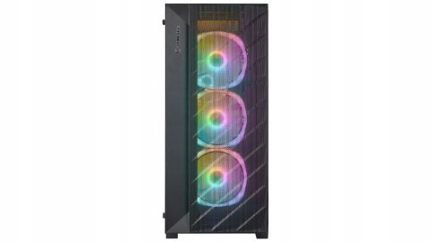 Rampage Prime Mesh Obudowa E ATX 4x ARGB mesh szklany panel wydajna gaming