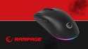 Rampage Prote M5 mysz gamingowa bezprzewodowa 24000 DPI 1000Hz RGB czarna