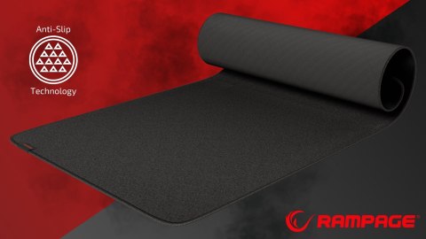 Rampage Pulsar Pro XXL podkładka gamingowa 90x40 cm tkanina jacquard czarna