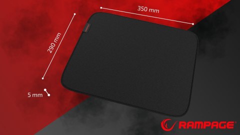 Rampage Pulsar Pro M podkładka gamingowa jacquard antypoślizgowa 35x29 cm