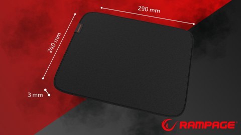 Rampage Pulsar Pro S podkładka gamingowa 29x24 cm jacquard antypoślizgowa