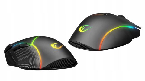 Rampage SMX G39 Comfort myszka gamingowa 12800 DPI programowalna RGB czarna
