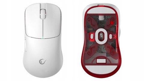Rampage Tilion Mysz bezprzewodowa Biała gaming 24000 DPI ergonomiczna