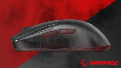 Rampage Tilion mysz bezprzewodowa gaming 24000 DPI Huano USB-C czarna