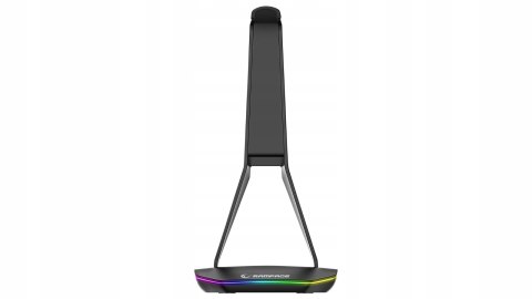 Rampage Tower T14 Stojak na słuchawki gaming RGB hub 2x USB stabilny czarny