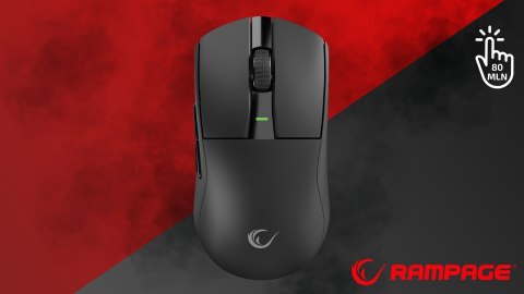 Rampage Zenith Pro Black mysz bezprzewodowa gaming 26000 DPI ultralekka