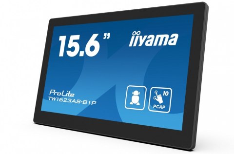 IIYAMA Monitor 16 cali TW1623AS-B3P,10P.DOT.IPS,ANDROID13,WIFI,24/7,RJ45, HDMI,3xUSB,CMS (iiSignage2)