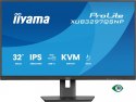 IIYAMA Monitor 32 cale XUB3297QSNP-B1 IPS,QHD,USB-C DOCK (95W), USB HUB 4x, KVM, RJ45, GW 5 LAT