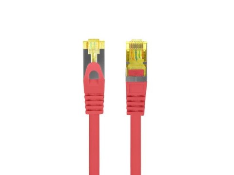 Lanberg Patchcord kat.6a S/FTP CU 1.5m czerwony fluke
