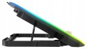 Rampage FREEZ Podstawka chłodząca laptopy 9-17 6 wentylatorów RGB srebrna