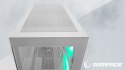 Rampage Hydra V2 obudowa PC akwarium ARGB biała trzy panele szkło hartowane
