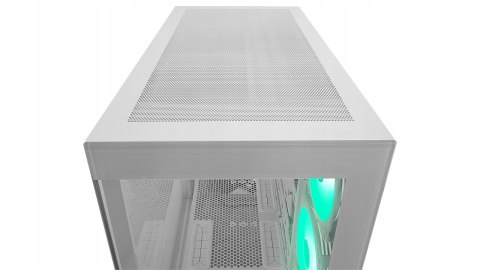 Rampage Hydra V2 obudowa PC akwarium ARGB biała trzy panele szkło hartowane