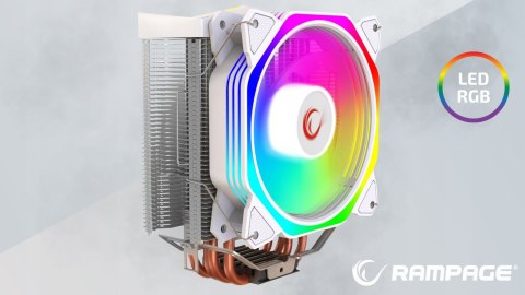 Rampage Octagon C50 Chłodzenie procesora 120mm ARGB PWM wydajne