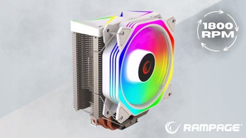 Rampage Octagon C50 Chłodzenie procesora 120mm ARGB PWM wydajne