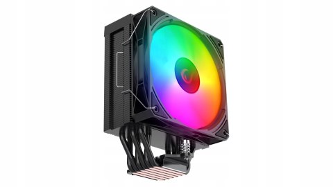 Rampage Octagon C70 Chłodzenie procesora 120mm ARGB LCD wydajne czarne