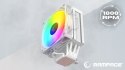 Rampage Octagon C70 Chłodzenie procesora 120mm ARGB LGA1700 AM5 LCD białe