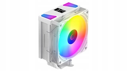 Rampage Octagon C70 Chłodzenie procesora 120mm ARGB LGA1700 AM5 LCD białe