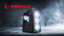 Rampage PLAID V1 Obudowa PC Mid Tower RGB okno hartowane czarna gamingowa