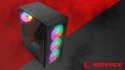 Rampage PLAID V1 Obudowa PC Mid Tower RGB okno hartowane czarna gamingowa
