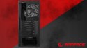 Rampage PLAID V1 Obudowa PC Mid Tower RGB okno hartowane czarna gamingowa