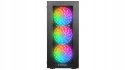 Rampage PLAID V1 Obudowa PC Mid Tower RGB okno hartowane czarna gamingowa