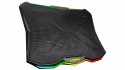 Rampage Showy AD-RC8 podstawka chłodząca pod laptop 10-17 RGB regulowana