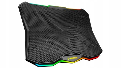 Rampage Showy AD-RC8 podstawka chłodząca pod laptop 10-17 RGB regulowana
