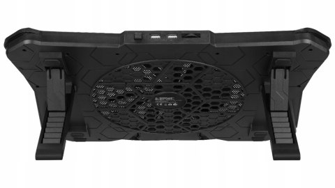 Rampage Showy AD-RC8 podstawka chłodząca pod laptop 10-17 RGB regulowana