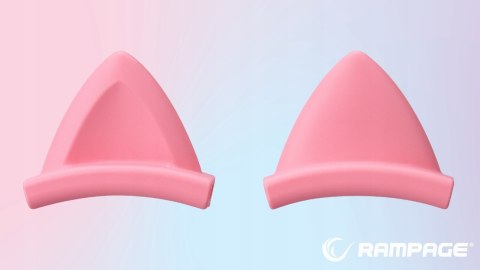 Rampage Słuchawki X-CATTY 7.1 RGB gamingowe z mikrofonem 50mm