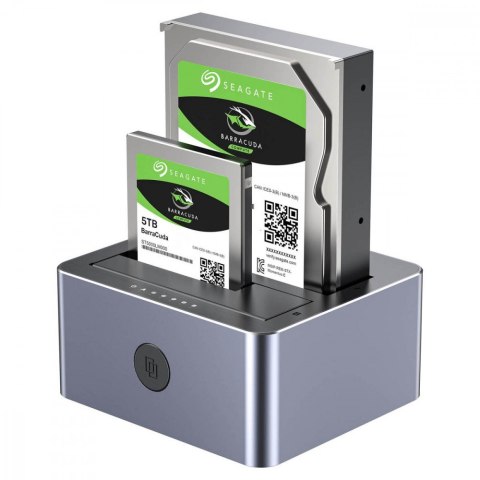 Unitek Stacja klonująca dyski 2x 2,5/3,5; CLONE; USB-C 10 Gbps