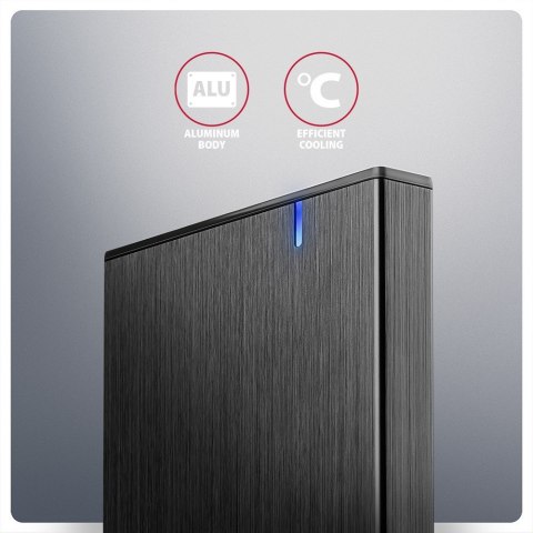 AXAGON EE25-XA6C Obudowa zewnętrzna aluminiowa, USB-C 3.2 Gen 1 SATA 6G 2.5" 5Gbps
