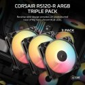 Corsair Wentylator RS120-R ARGB 120mm 3-pak