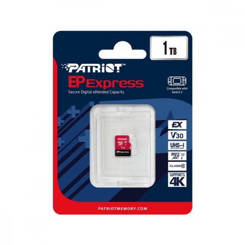 Patriot Karta microSDXC 1TB Express 800/600MB/s Nintendo Switch 2