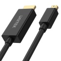 Unitek Adapter miniDP na HDMI 4K 30Hz kabel 2m HDCP2 złote wtyki