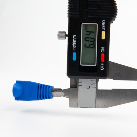 Unitek Osłona wtyku RJ45 6 mm 100 szt niebieska ochronna