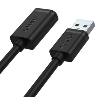 Unitek Przedłużacz USB 2.0 5 m kabel miedziany czarny wydajny
