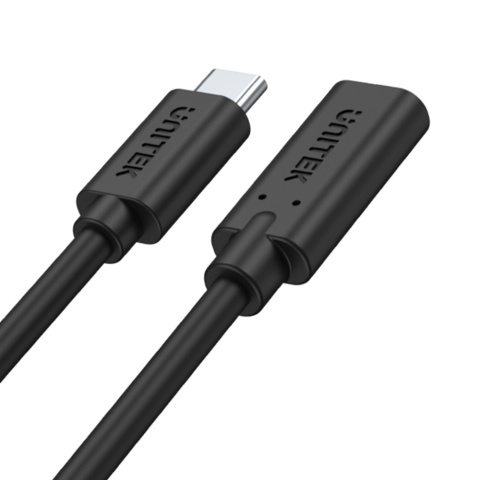 Unitek Przedłużacz USB C 50 cm 10 Gbps 4K PD 100W kompaktowy