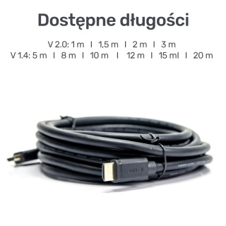 Unitek Przewód HDMI Y-C137M 4K 60Hz 100% miedź szybki
